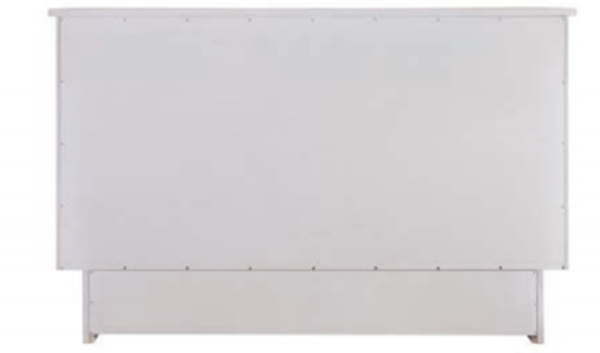 Arason Creden-ZzZ Madrid White Full Murphy Cabinet Bed In A Box