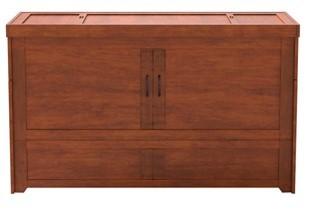 Night & Day Cube Cherry Queen Murphy Cabinet Bed In A Box