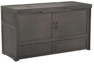 Night & Day Cube Stonewash Queen Murphy Cabinet Bed In A Box