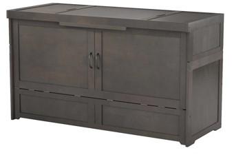 Night & Day Cube Stonewash Queen Murphy Cabinet Bed In A Box