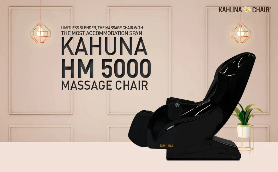 Kahuna Massage Chair Limitless Slender SL-Track HM-5000 Black