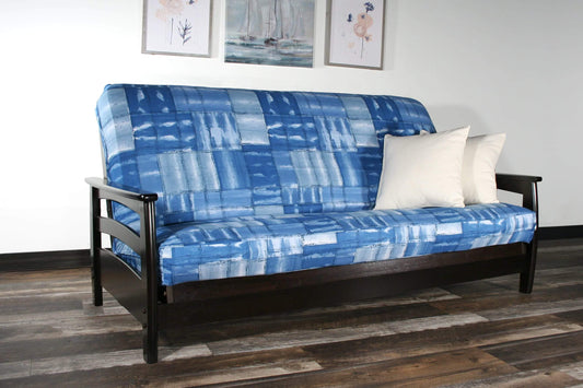 Galena Black Walnut Queen Wall Hugger Futon Frame (KD) - Futons 4 Less