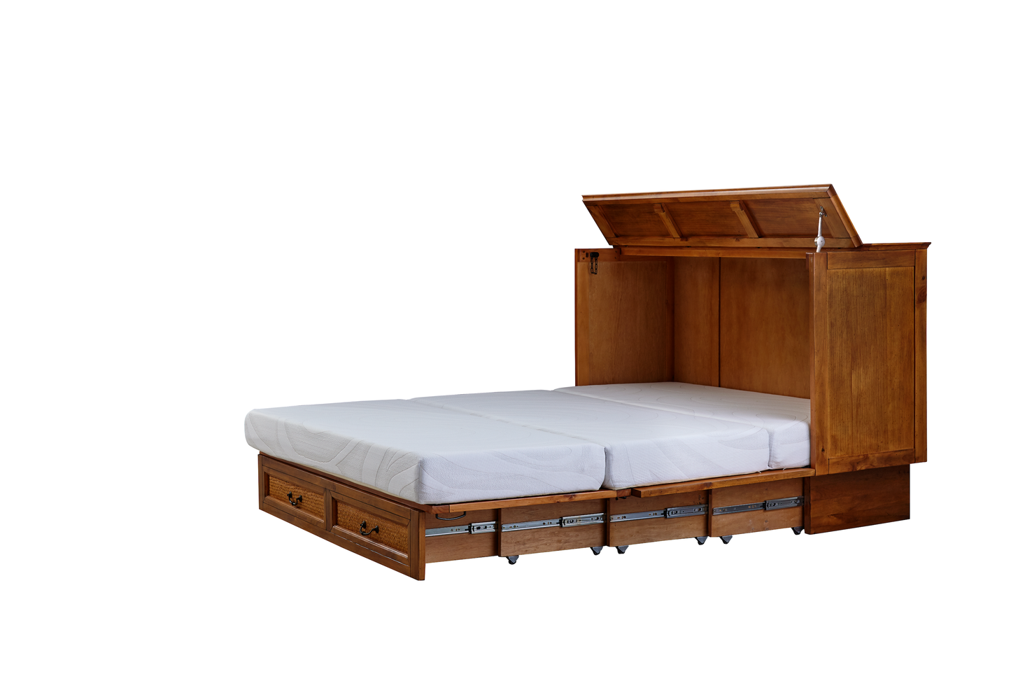Arason Creden-ZzZ Kingston Queen Murphy Cabinet Bed In A Box