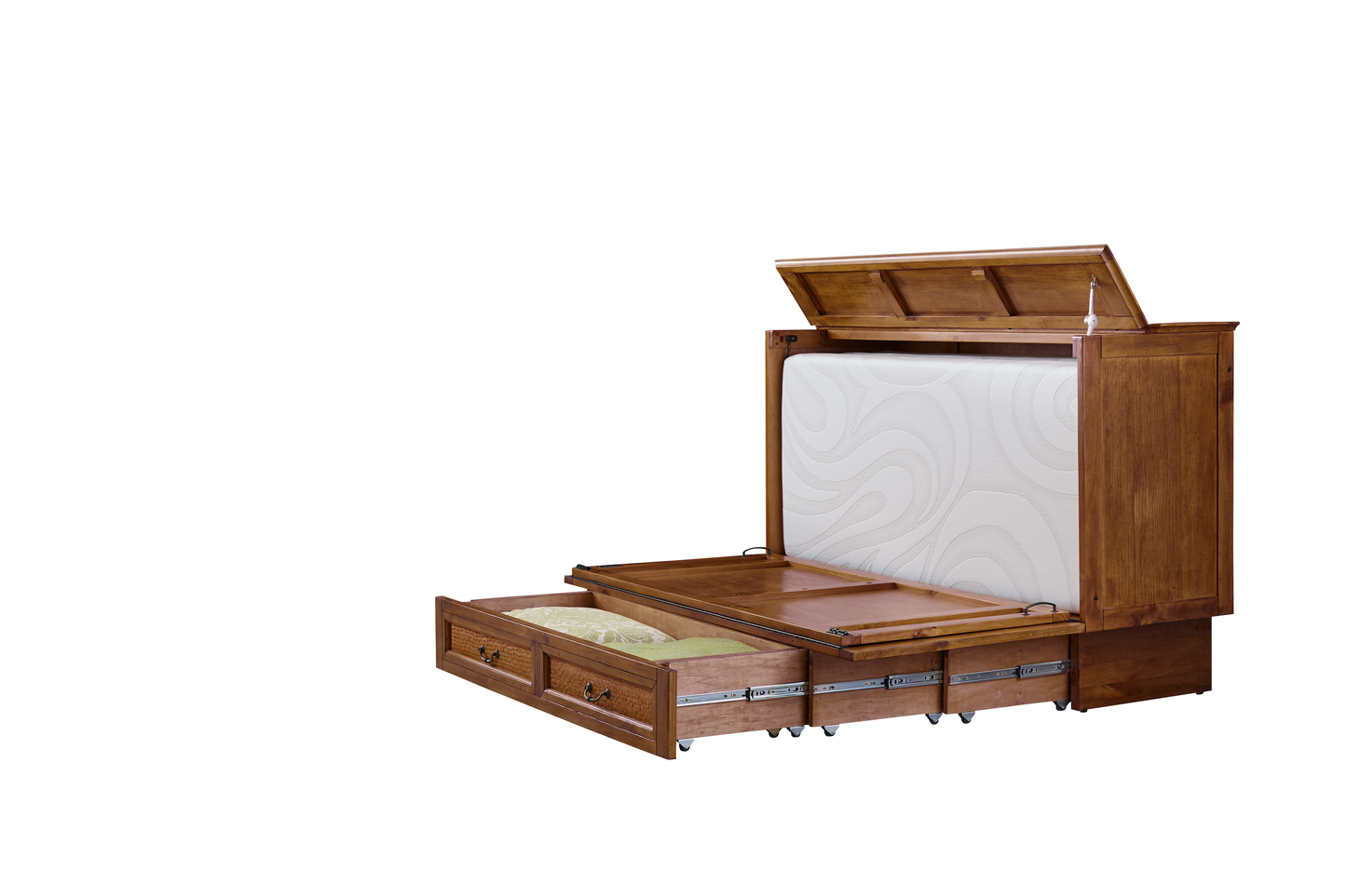 Arason Creden-ZzZ Kingston Queen Murphy Cabinet Bed In A Box