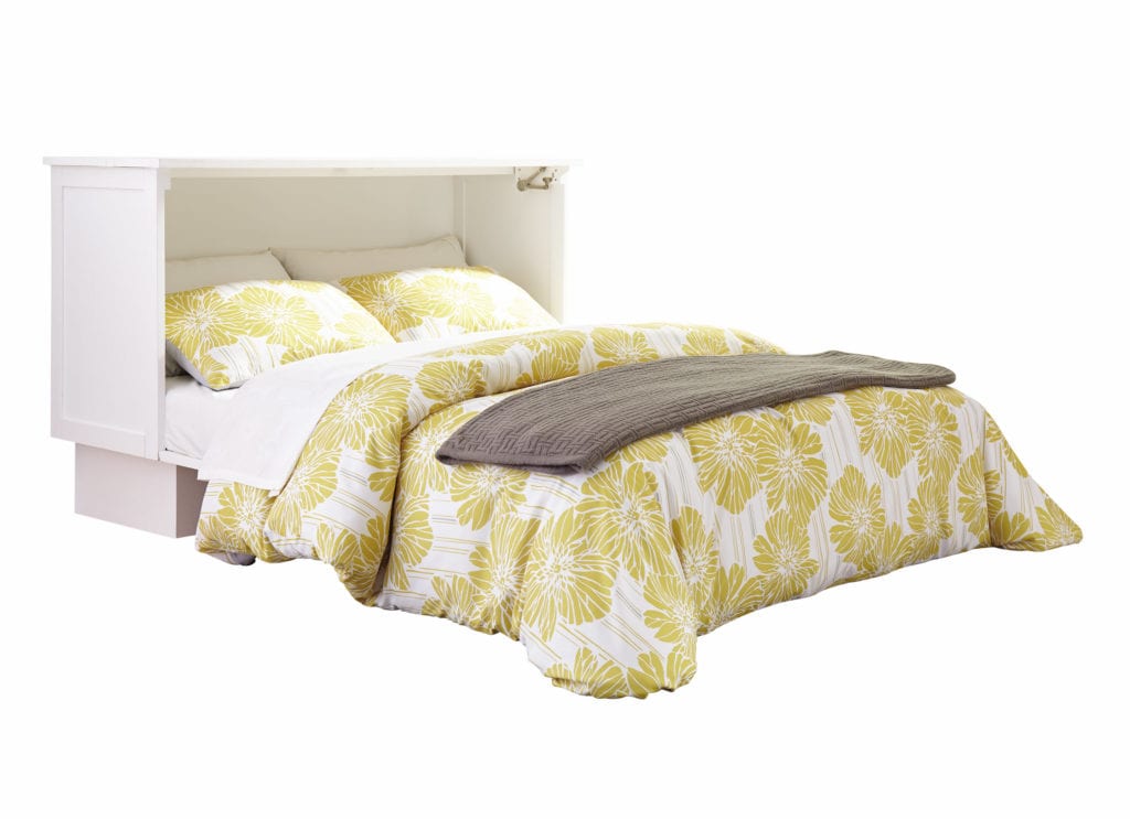 Arason Creden-ZzZ Madrid White Full Murphy Cabinet Bed In A Box