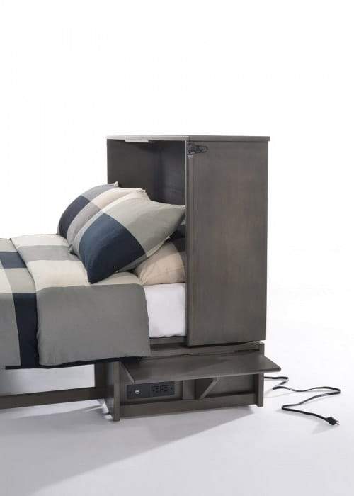 Sagebrush Queen Murphy Cabinet Bed Stonewash - Futons 4 Less