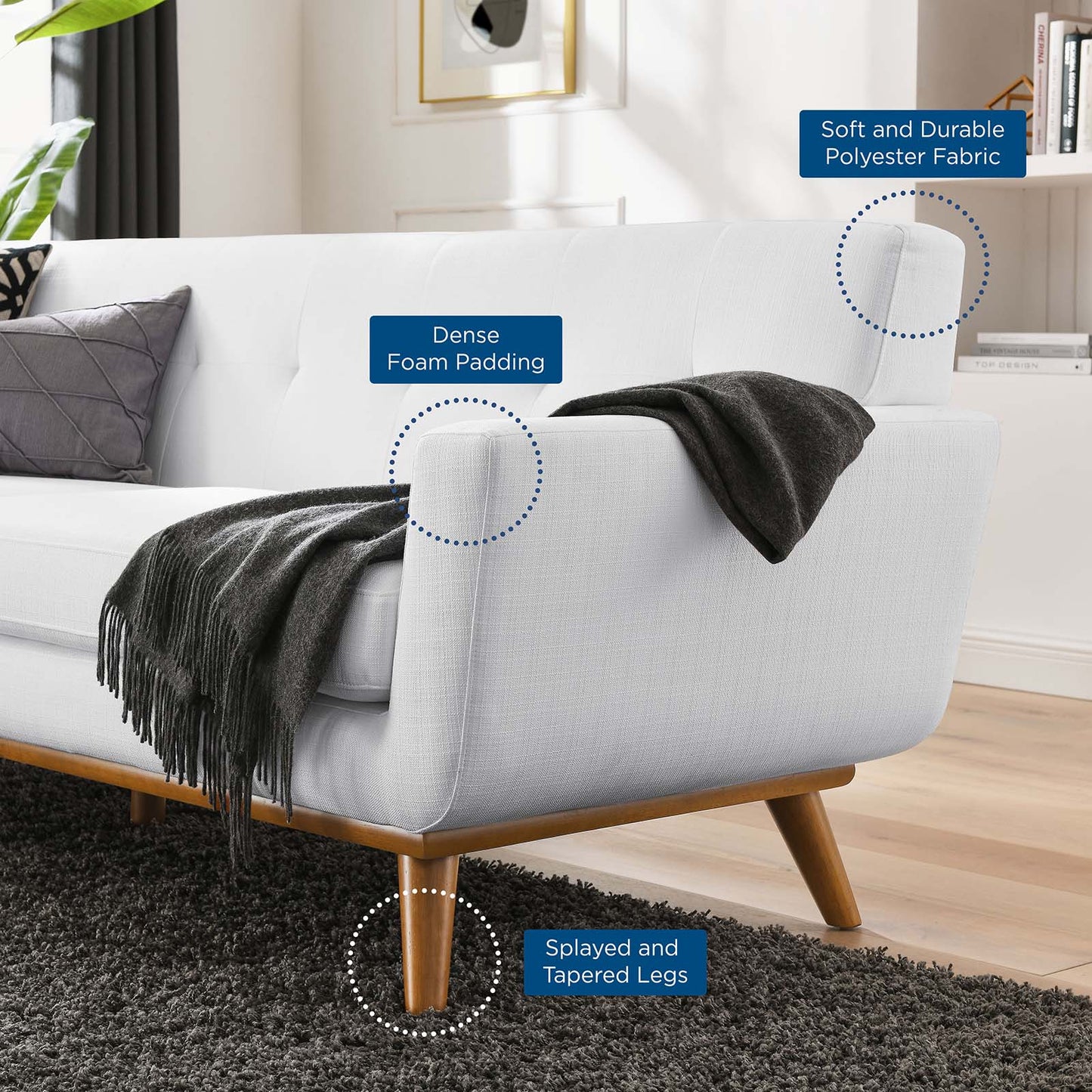 Engage Upholstered Fabric Sofa by Modway