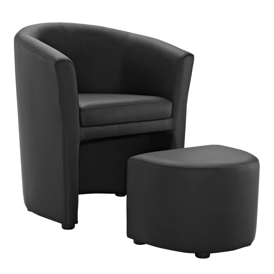 Divulge Armchair and Ottoman by Modway
