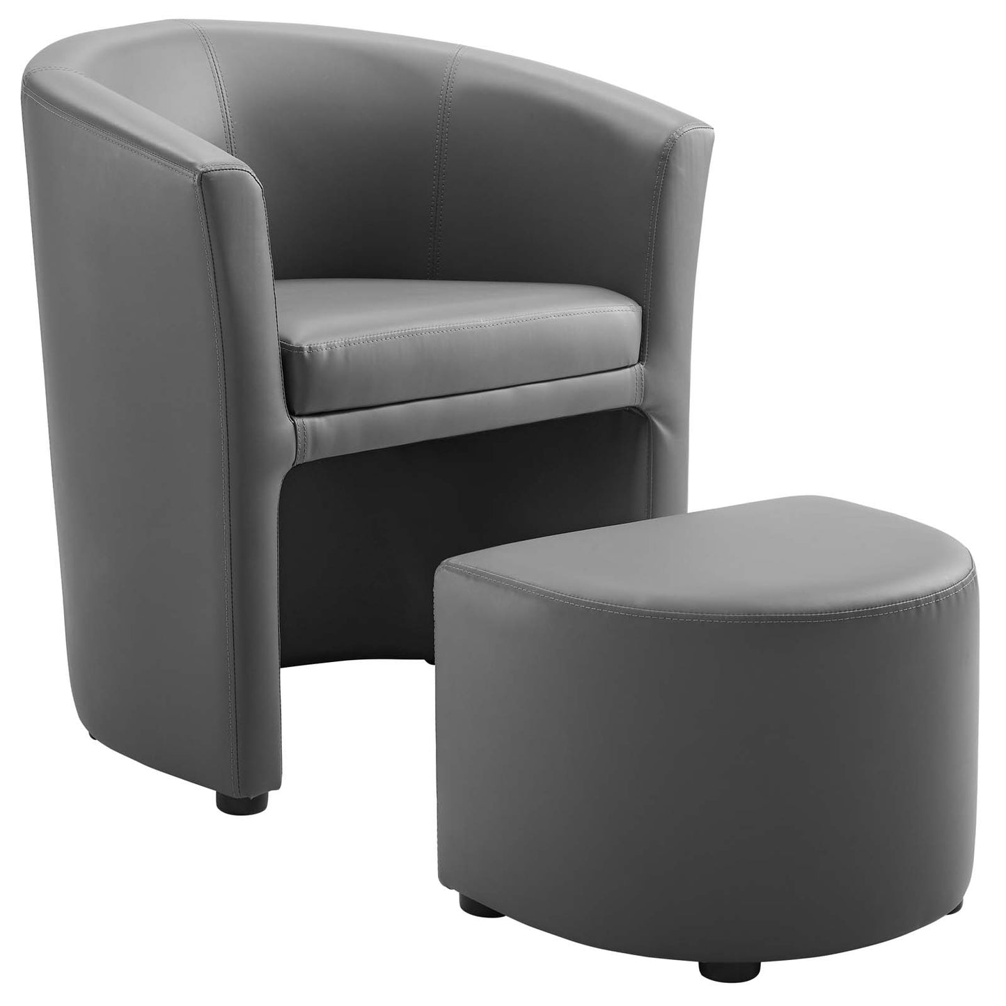 Divulge Armchair and Ottoman by Modway