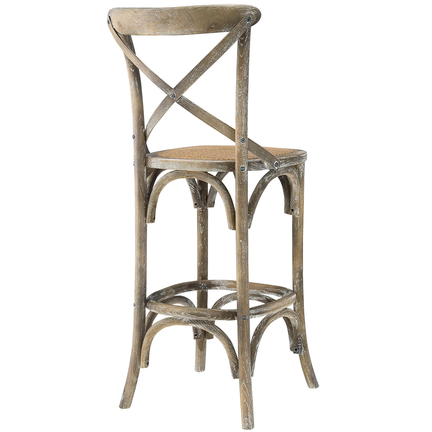 Gear Bar Stool Gray by Modway
