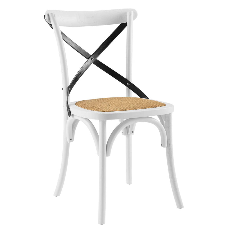 Gear Dining Side Chair Black by Modway