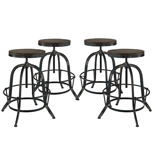 Collect Bar Stool Set of 4 by Modway