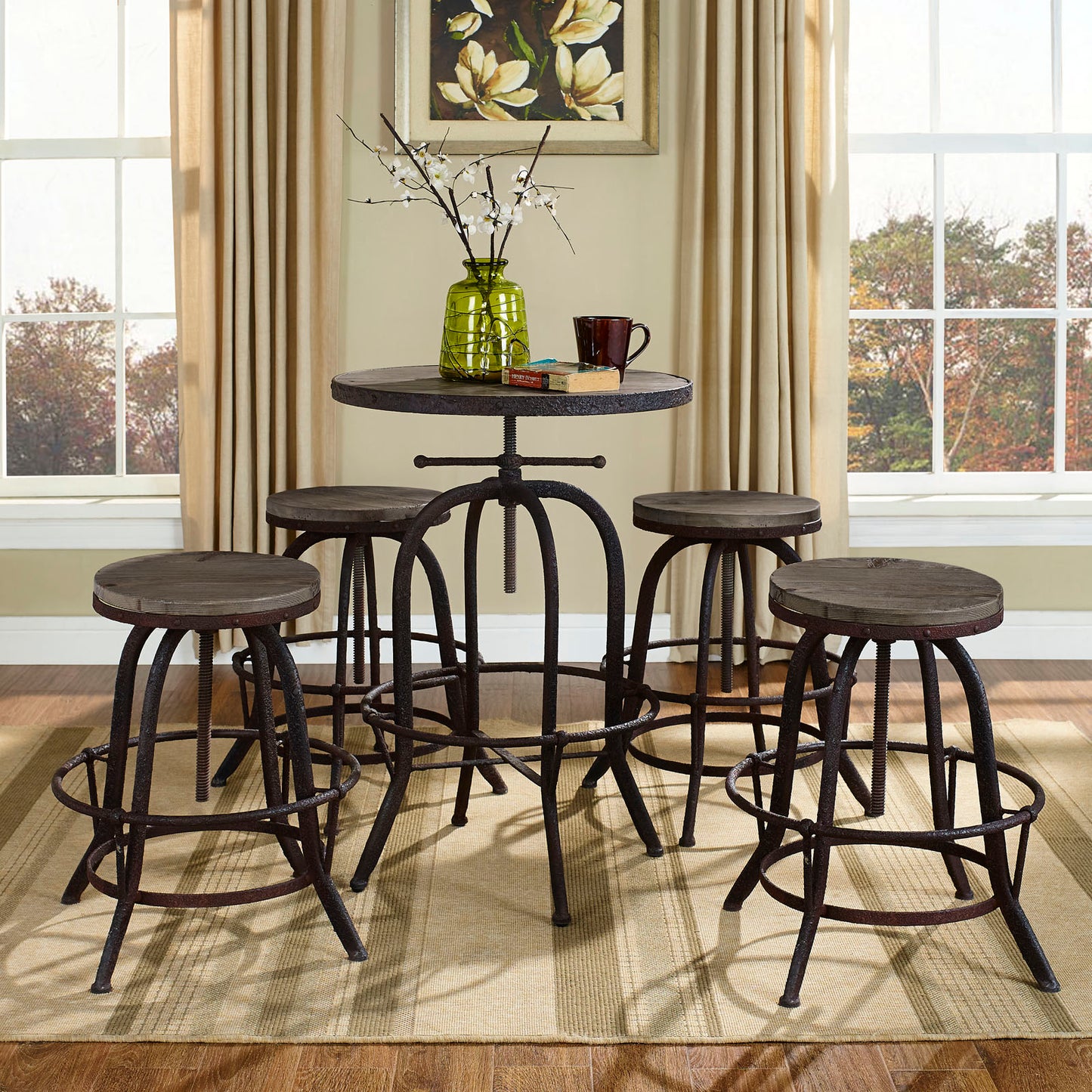 Collect Bar Stool Set of 4 by Modway