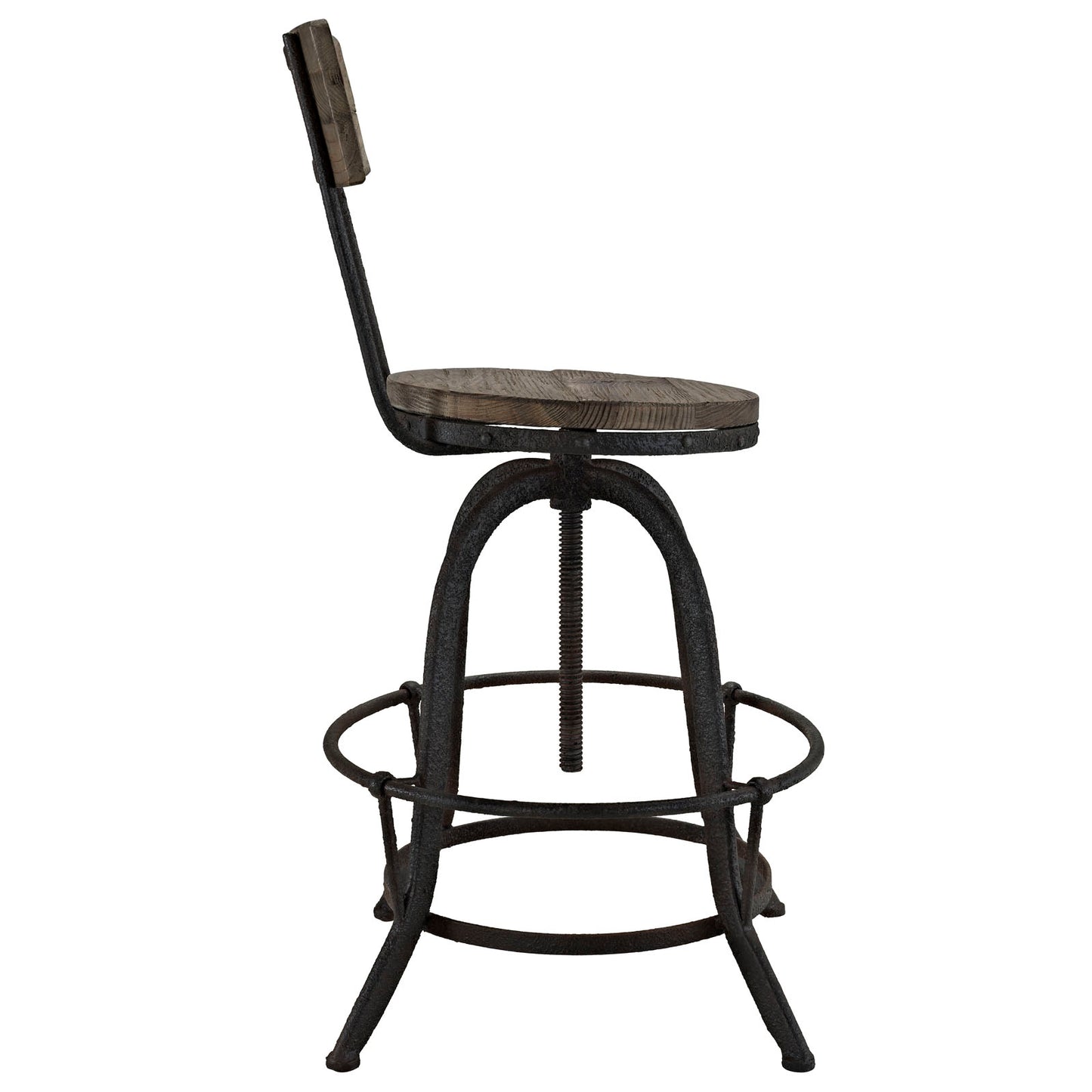 Procure Bar Stool Set of 4 Brown by Modway