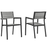 Maine Dining Armchair Outdoor Patio Set of 2 by Modway
