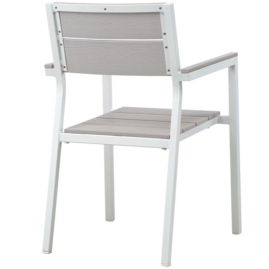 Maine Dining Armchair Outdoor Patio Set of 2 by Modway