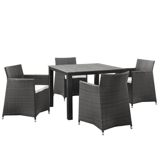 Junction 5 Piece Outdoor Patio Dining Set by Modway