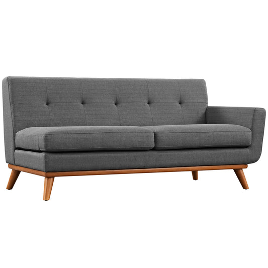 Engage RightArm Upholstered Fabric Loveseat by Modway