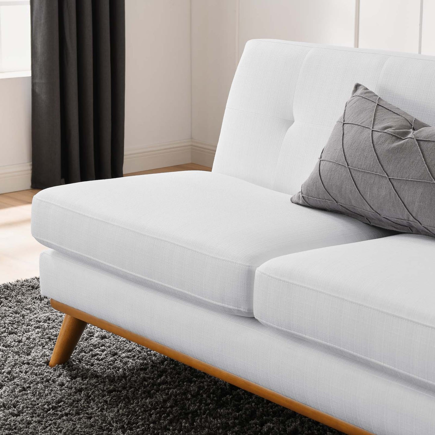 Engage RightArm Upholstered Fabric Loveseat by Modway