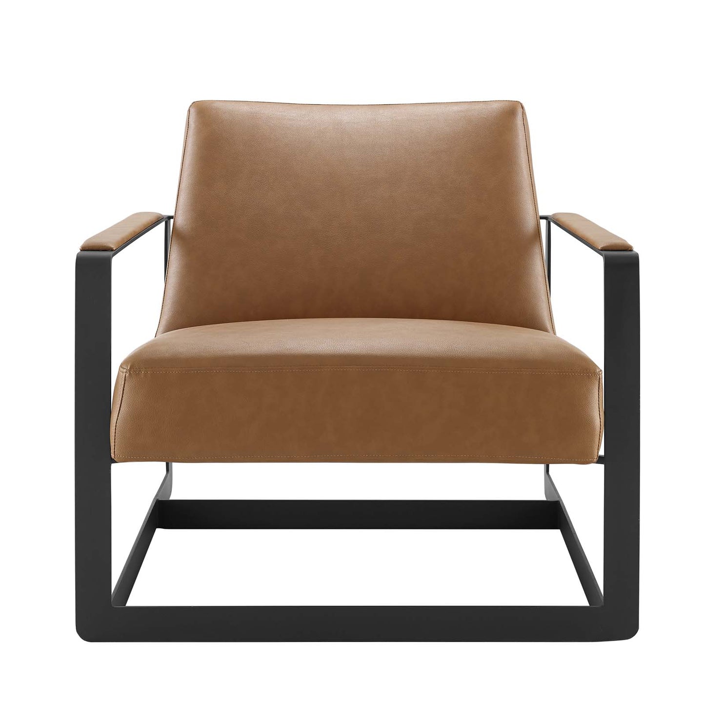 Seg Vegan Leather Upholstered Vinyl Accent Chair by Modway