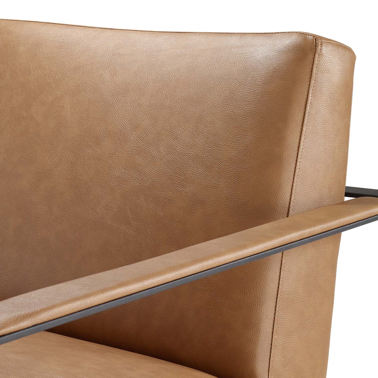Seg Vegan Leather Upholstered Vinyl Accent Chair by Modway