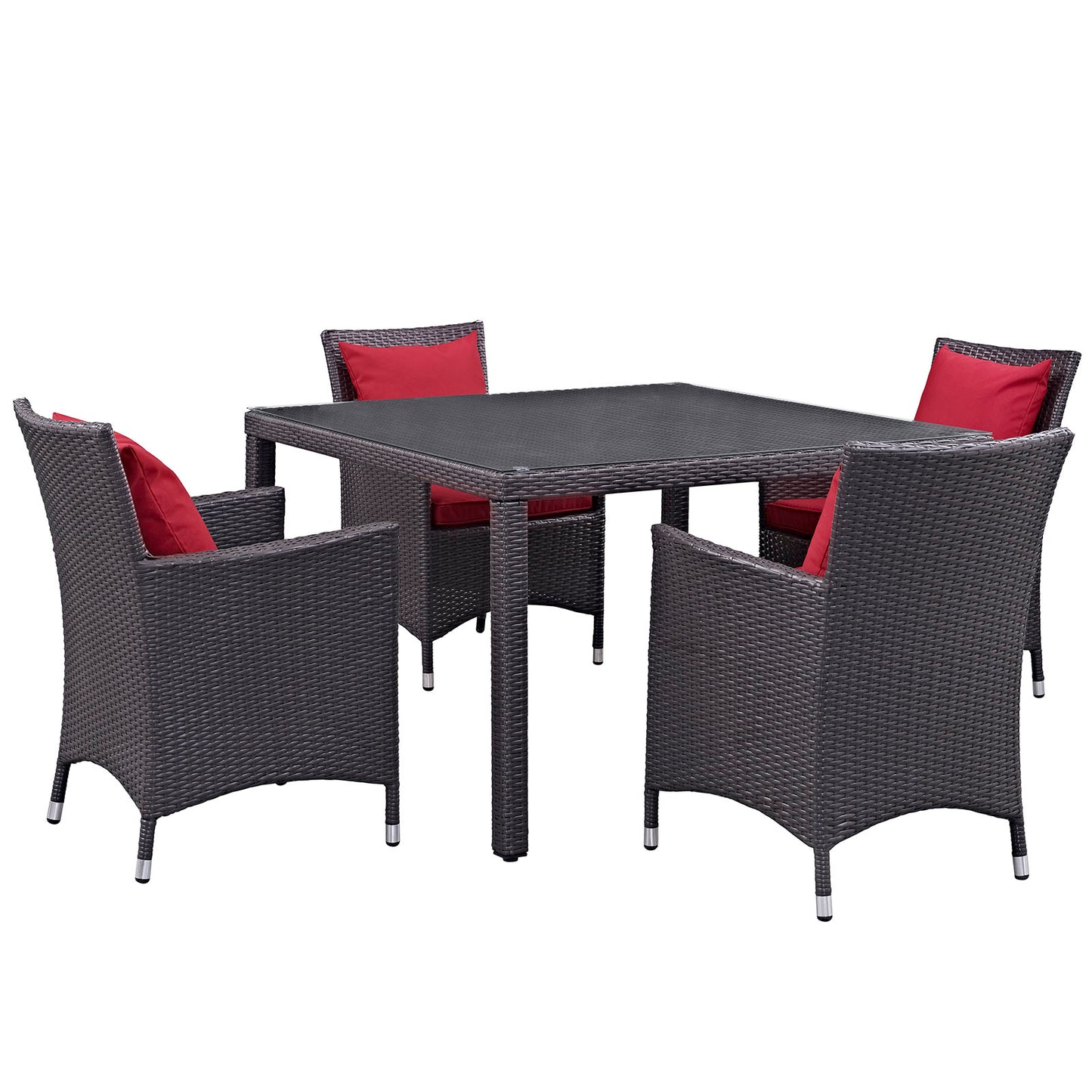 Convene 5 Piece Outdoor Patio Dining Set by Modway