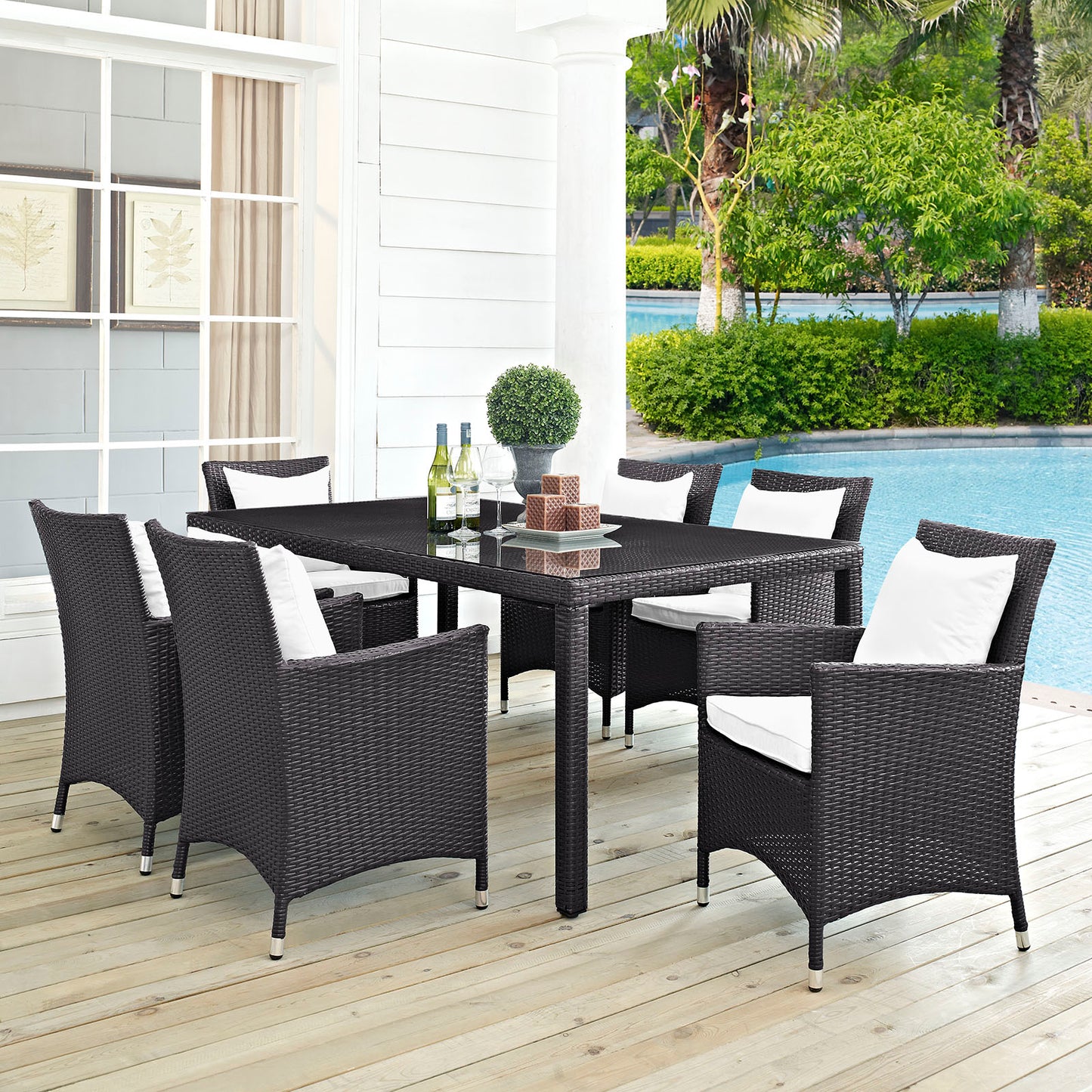 Convene 7 Piece Outdoor Patio Dining Set by Modway