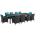 Convene 11 Piece Outdoor Patio Dining Set by Modway