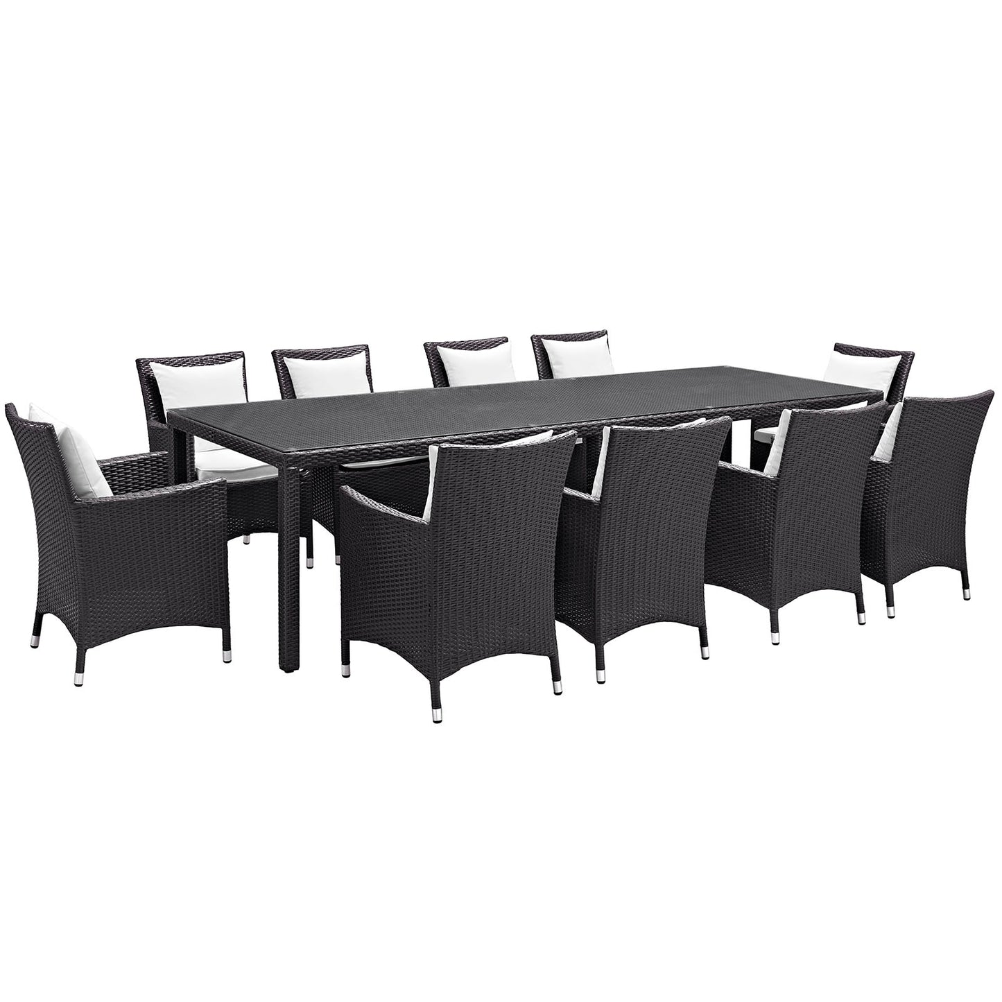 Convene 11 Piece Outdoor Patio Dining Set by Modway
