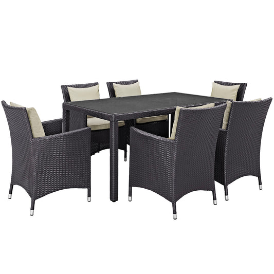 Convene 7 Piece Outdoor Patio Dining Set by Modway