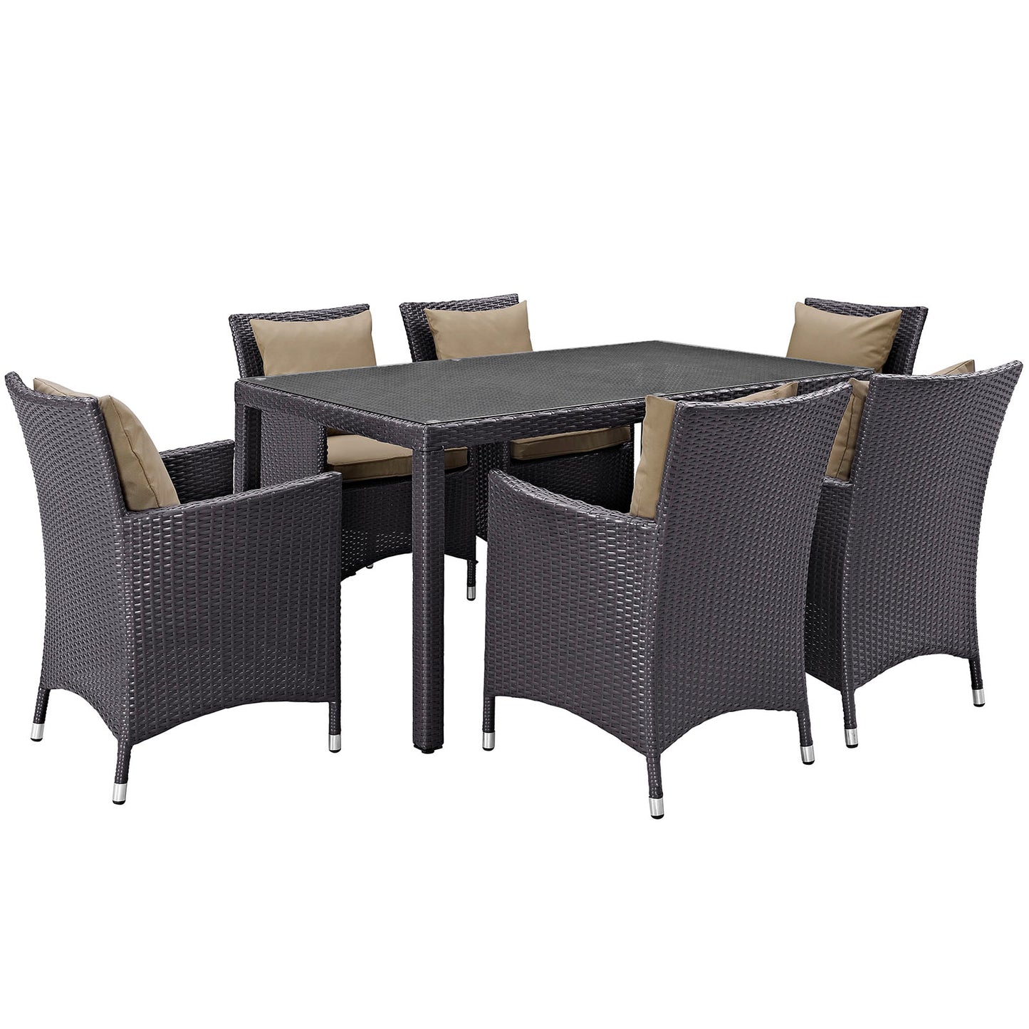 Convene 7 Piece Outdoor Patio Dining Set by Modway