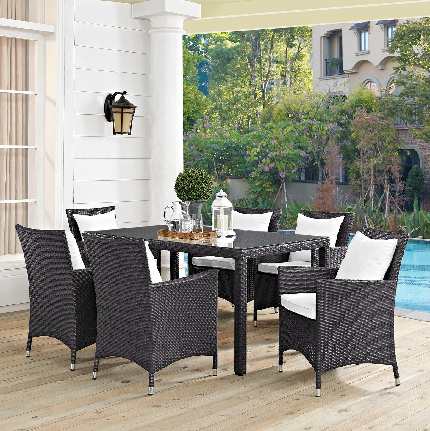 Convene 7 Piece Outdoor Patio Dining Set by Modway