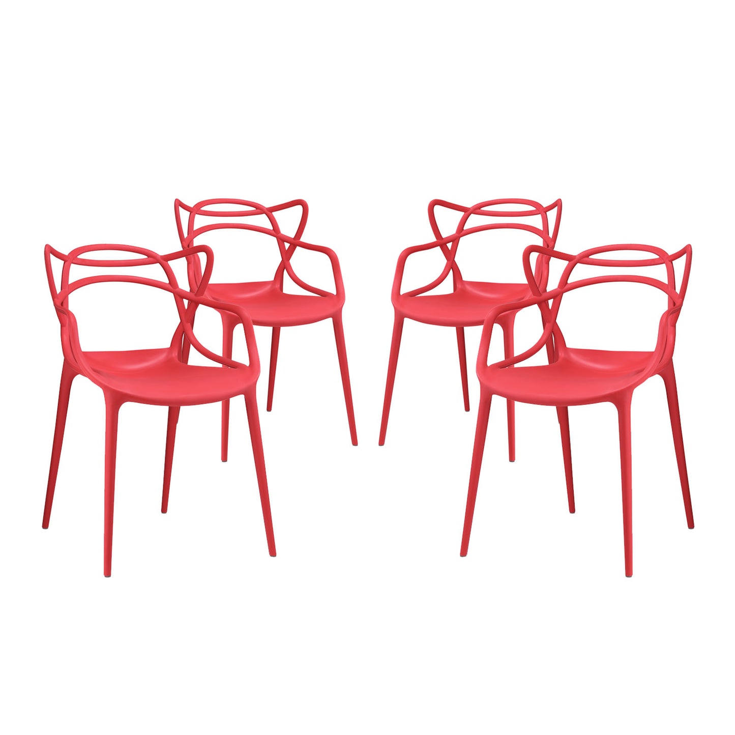Entangled Dining Set Set of 4 by Modway