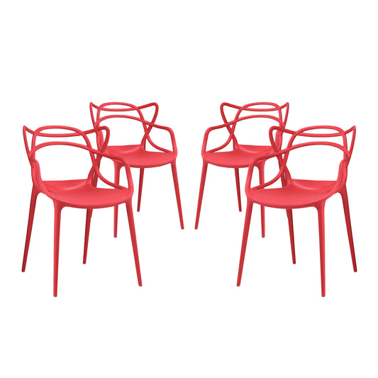 Entangled Dining Set Set of 4 by Modway