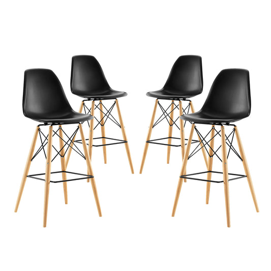Pyramid Dining Side Bar Stool Set of 4 by Modway