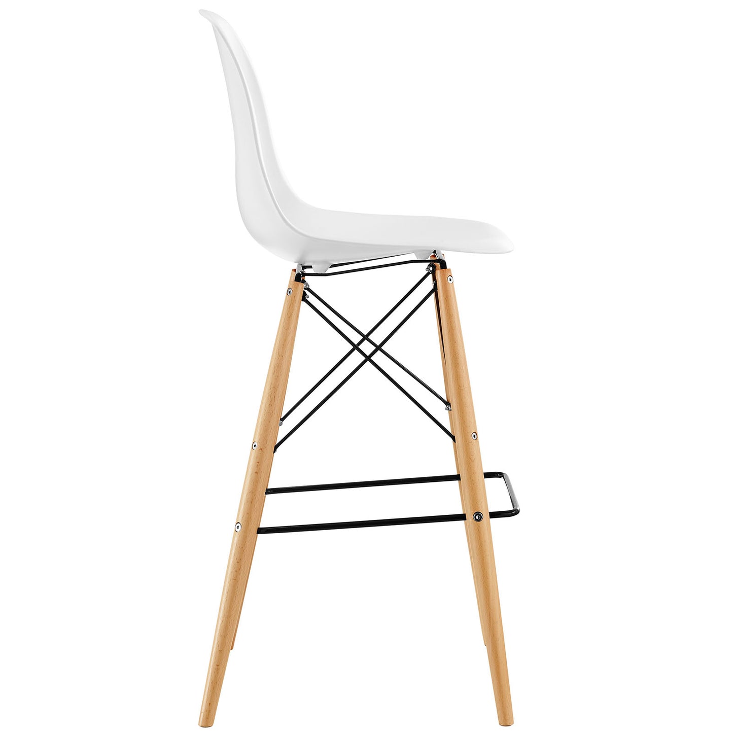 Pyramid Dining Side Bar Stool Set of 4 by Modway