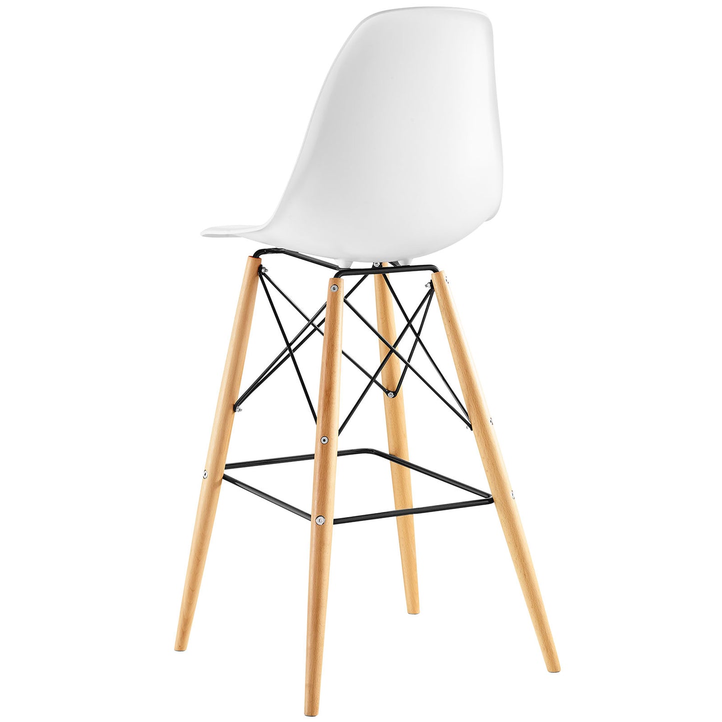 Pyramid Dining Side Bar Stool Set of 4 by Modway