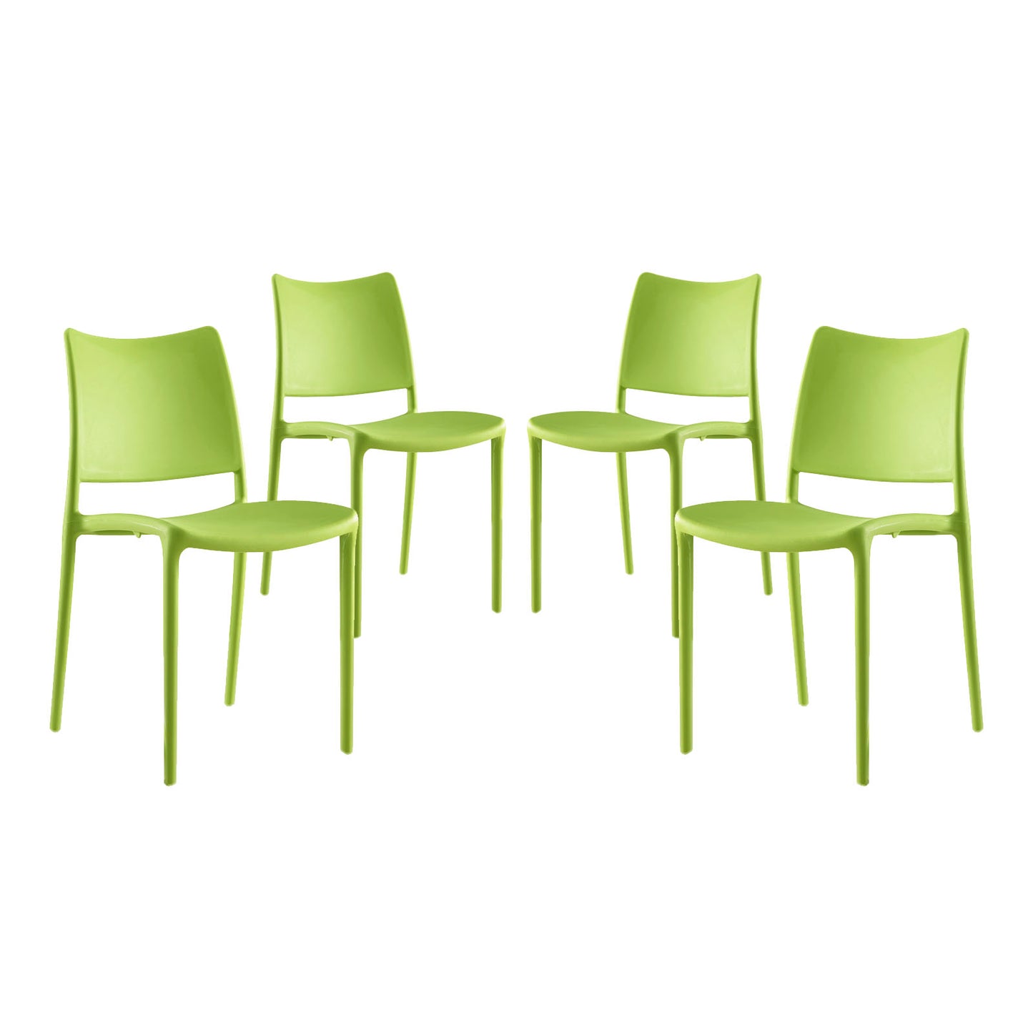 Hipster Dining Side Chair Set of 4 by Modway