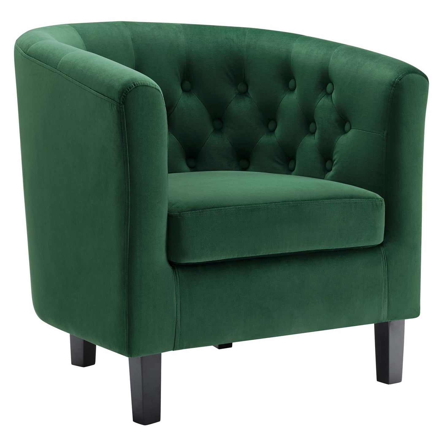 Prospect Performance Velvet Armchair | Polyester by Modway