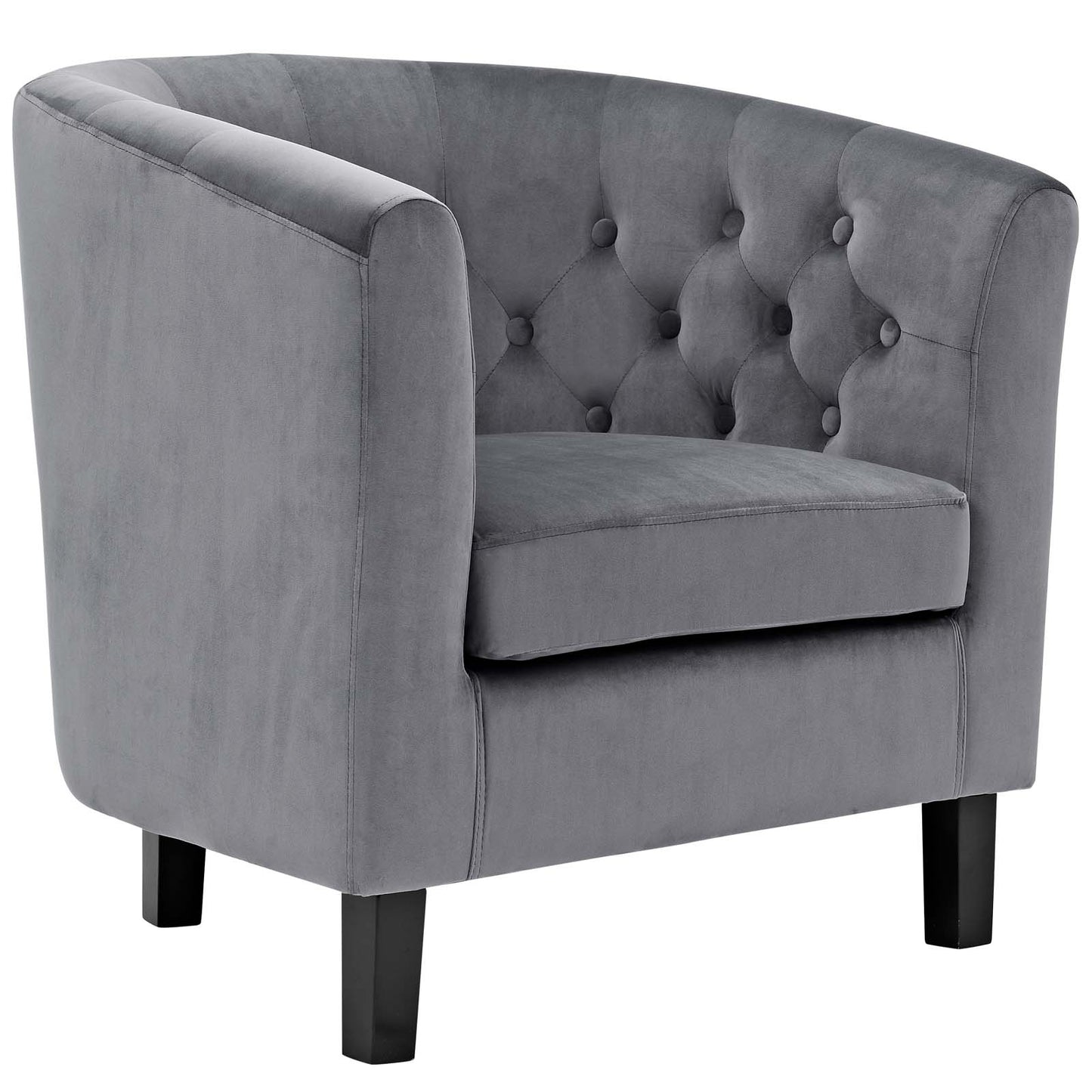 Prospect Performance Velvet Armchair | Polyester by Modway
