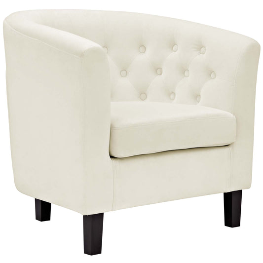 Prospect Performance Velvet Armchair | Polyester by Modway