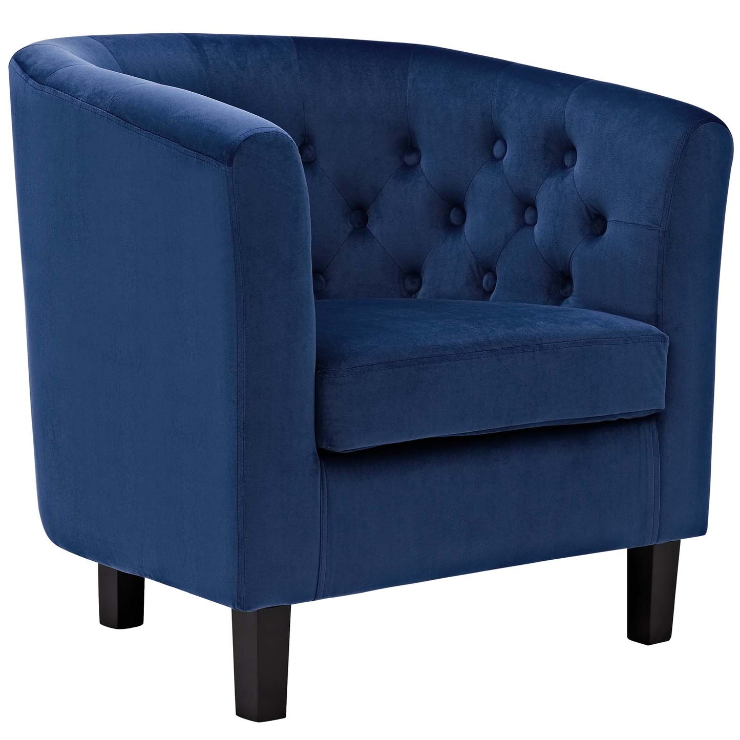 Prospect Performance Velvet Armchair | Polyester by Modway