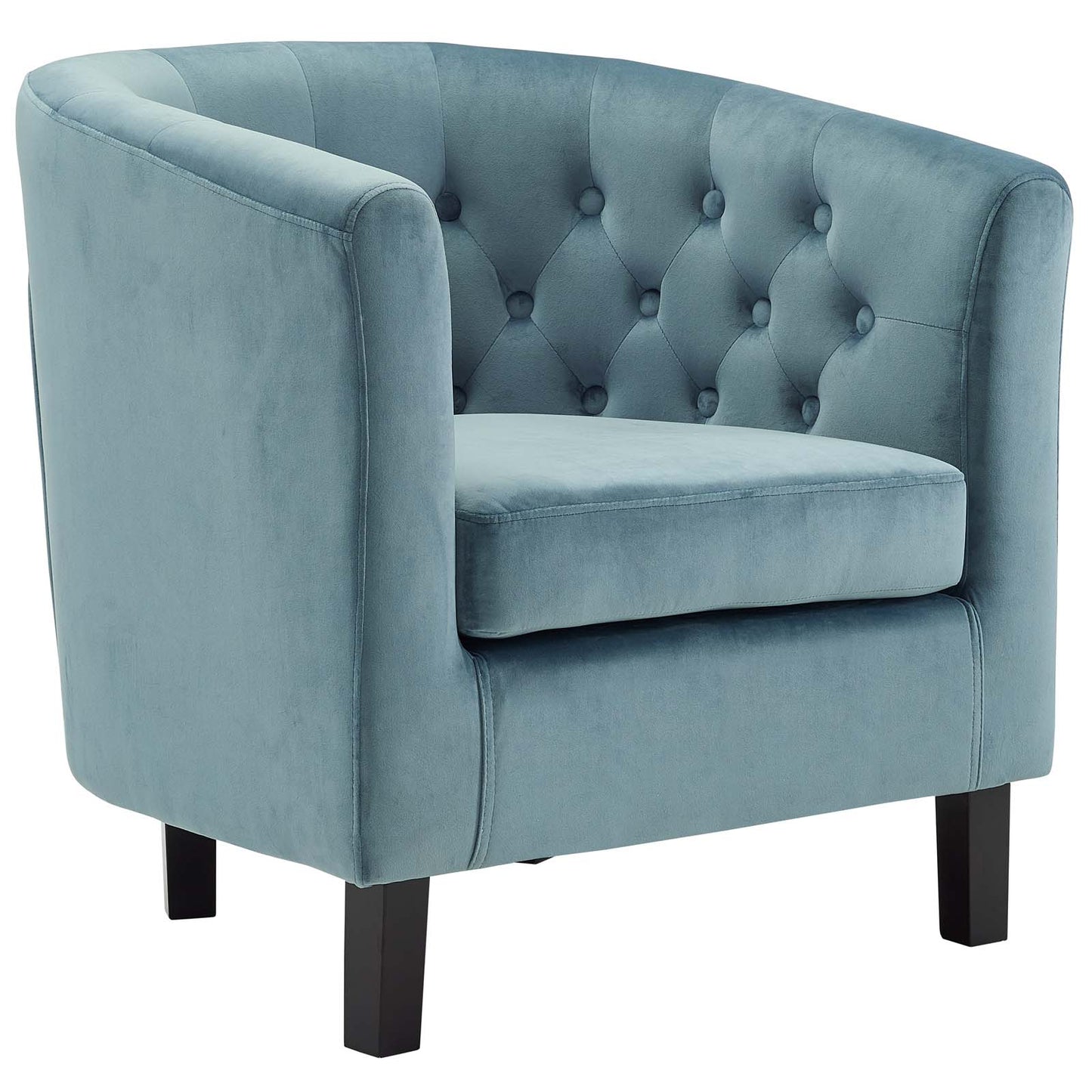 Prospect Performance Velvet Armchair | Polyester by Modway