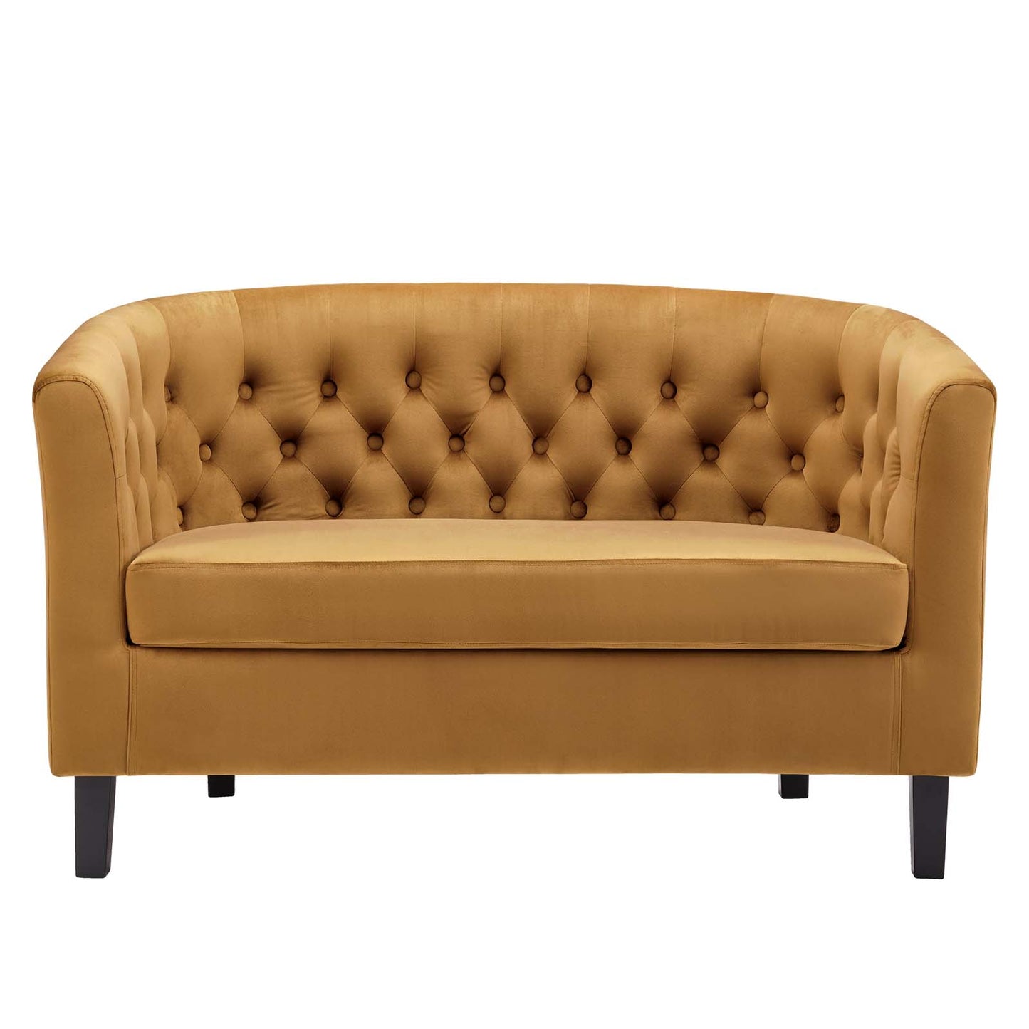 Prospect Velvet Loveseat | Polyester by Modway