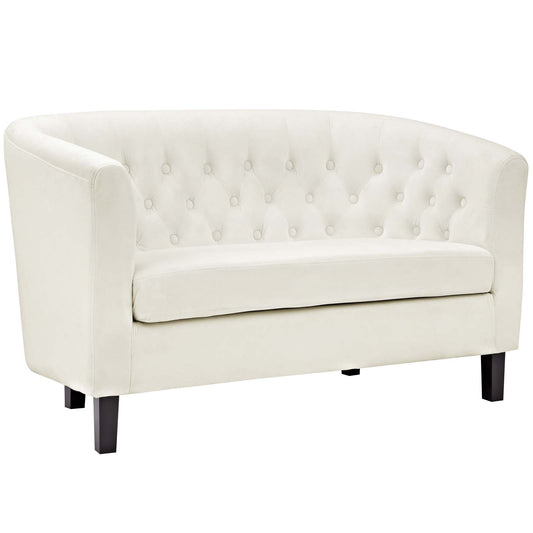 Prospect Velvet Loveseat | Polyester by Modway