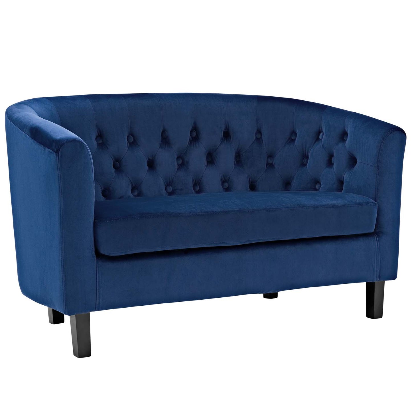 Prospect Velvet Loveseat | Polyester by Modway