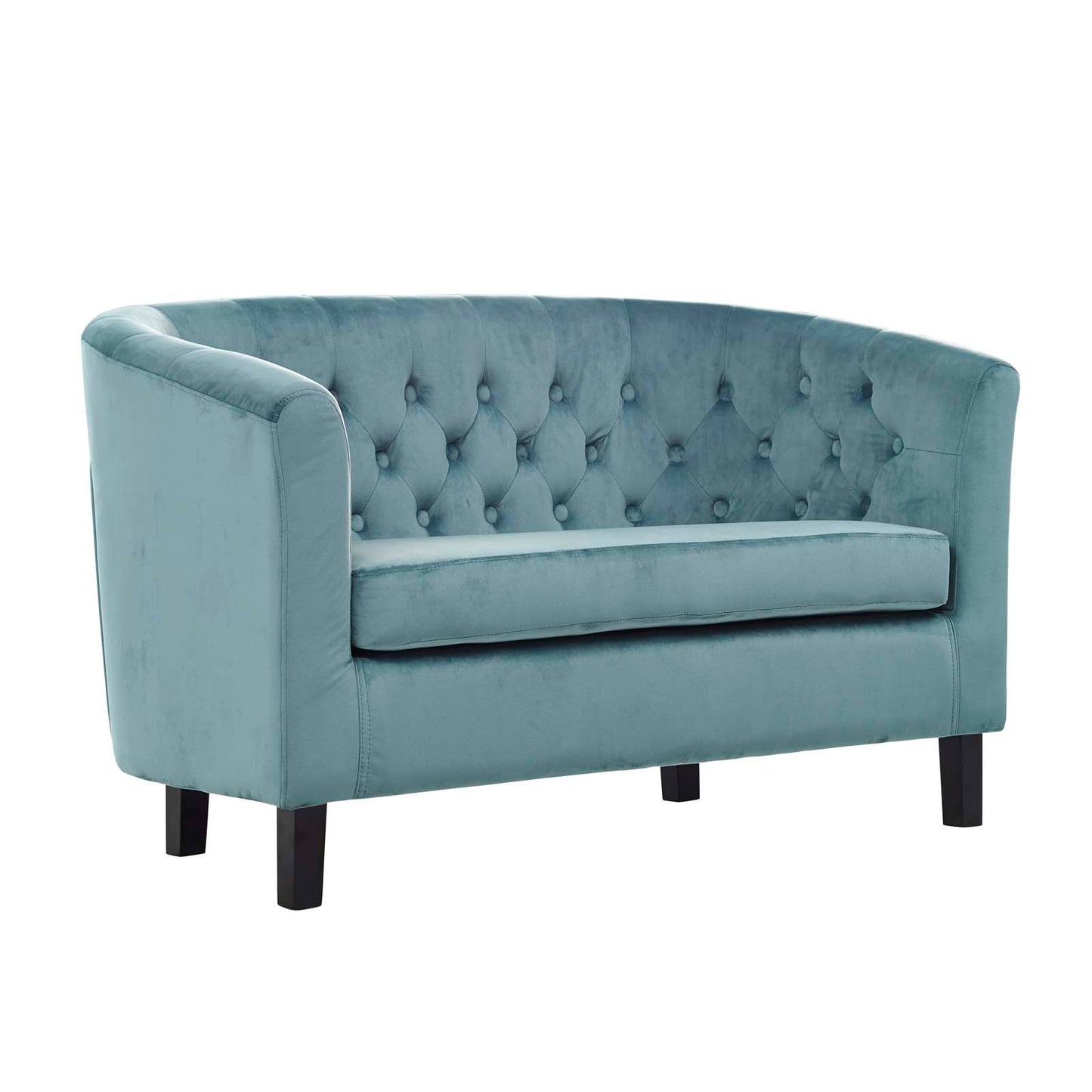 Prospect Velvet Loveseat | Polyester by Modway