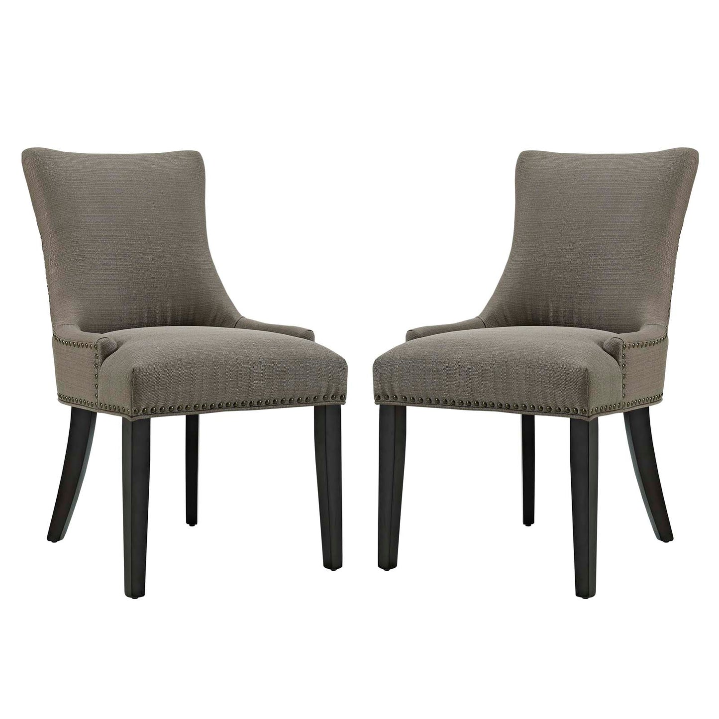 Marquis Dining Side Chair Fabric Set of 2 | Polyester by Modway