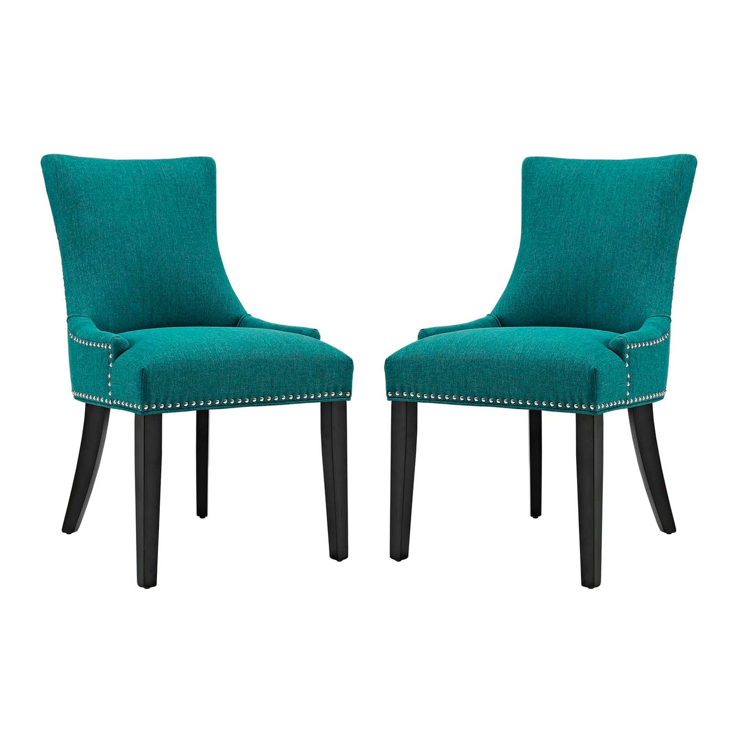 Marquis Dining Side Chair Fabric Set of 2 | Polyester by Modway