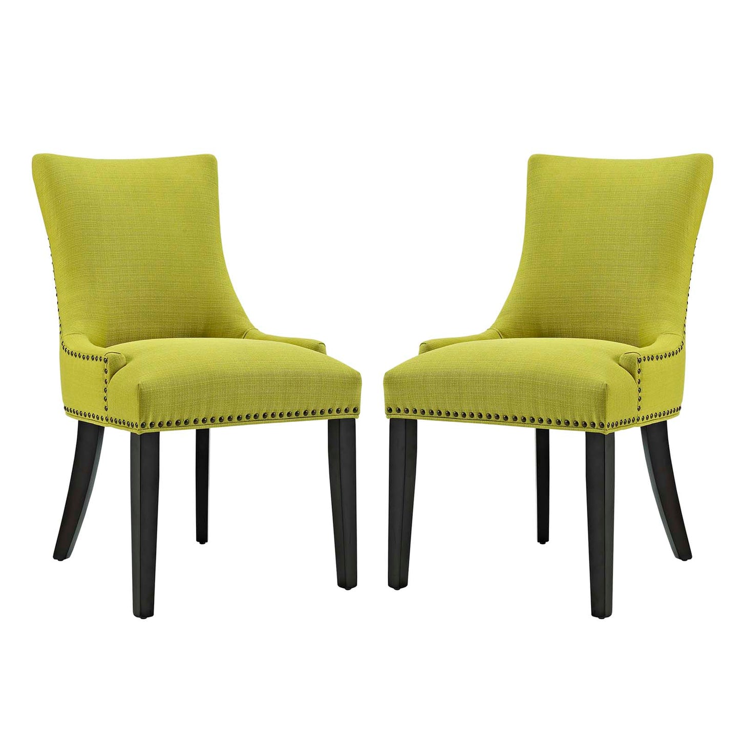 Marquis Dining Side Chair Fabric Set of 2 | Polyester by Modway